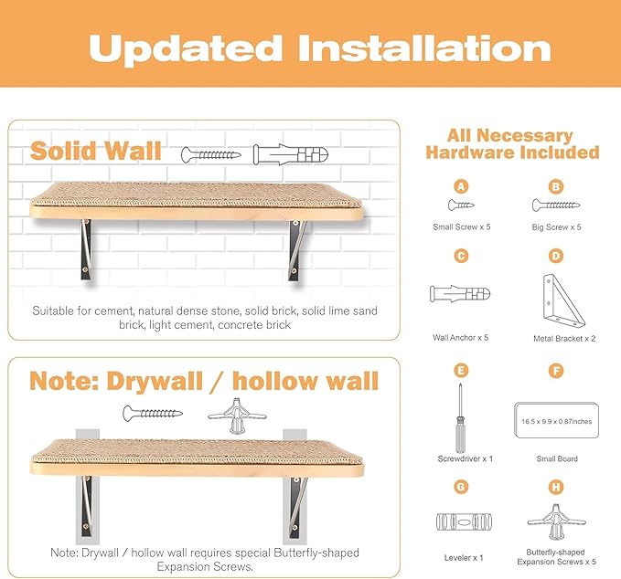 Wall Mounted 1 Pack Cat Shelf - Image 6