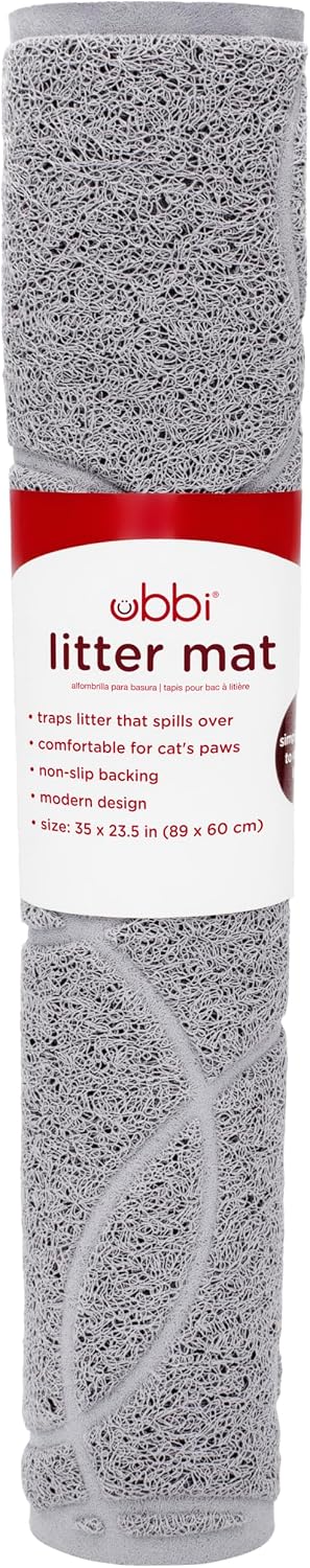 Ubbi Cat Litter Mat, Gray