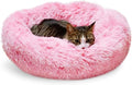 Whiskers & Friends Cat Beds for Indoor Cats Washable, Orthopedic Soft Fluffy by WhiskersFriends