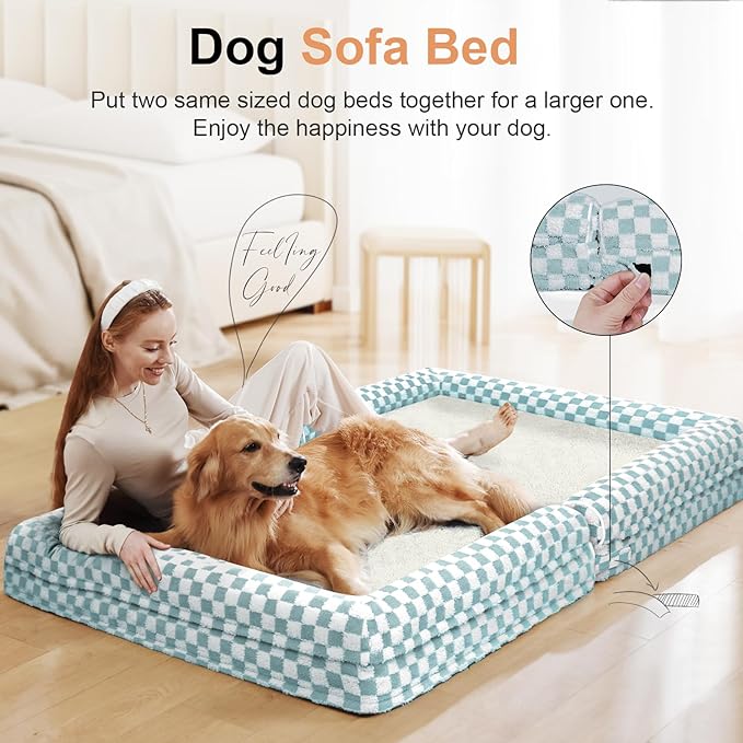 Large Dog Bed Orthopedic Washable: Beds Bolster XL Bed Medium Large Dogs Egg - Image 3
