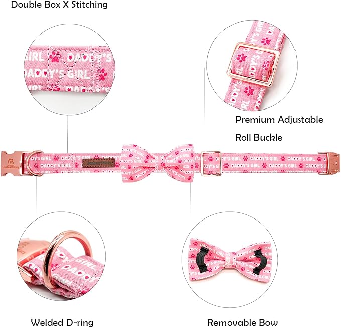 Lionheart Glory Bow Collar for Valentine's Day and Spring - Image 2