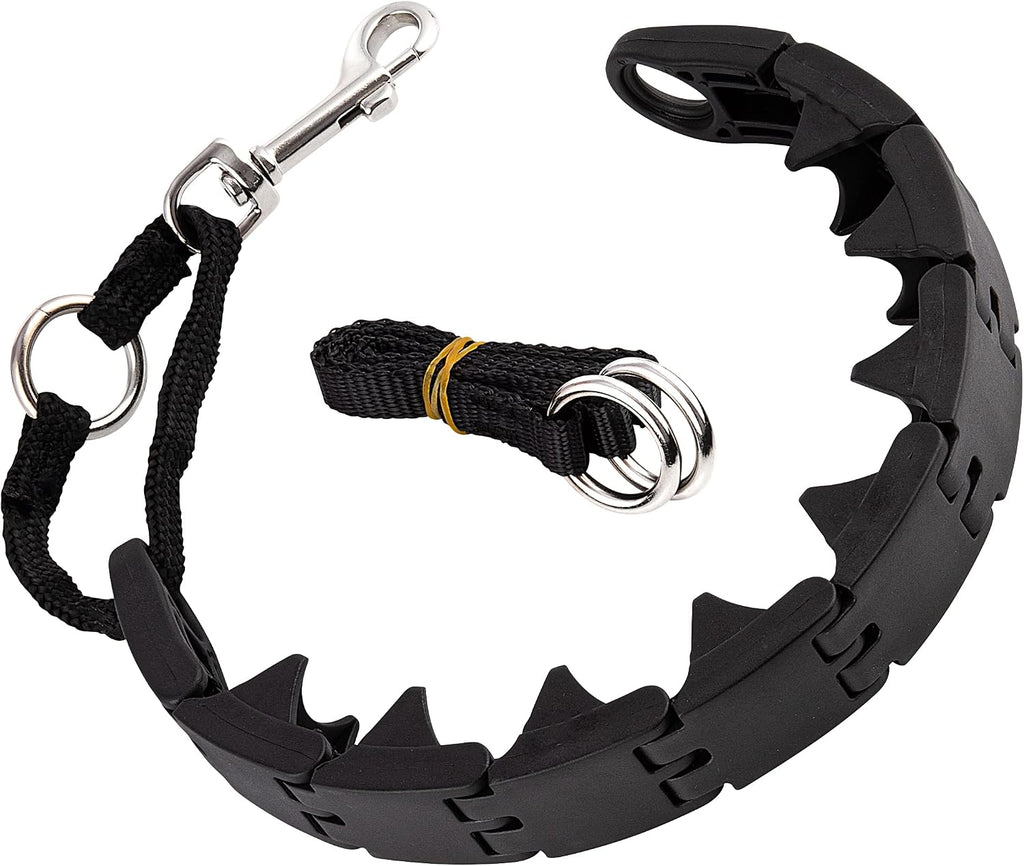 Ram-Pro Dog Training Pinch Collar Triple Crown Gentle Effective/No Barking Control for All Breeds