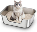 Stainless Steel Cat Litter Box by Unknown