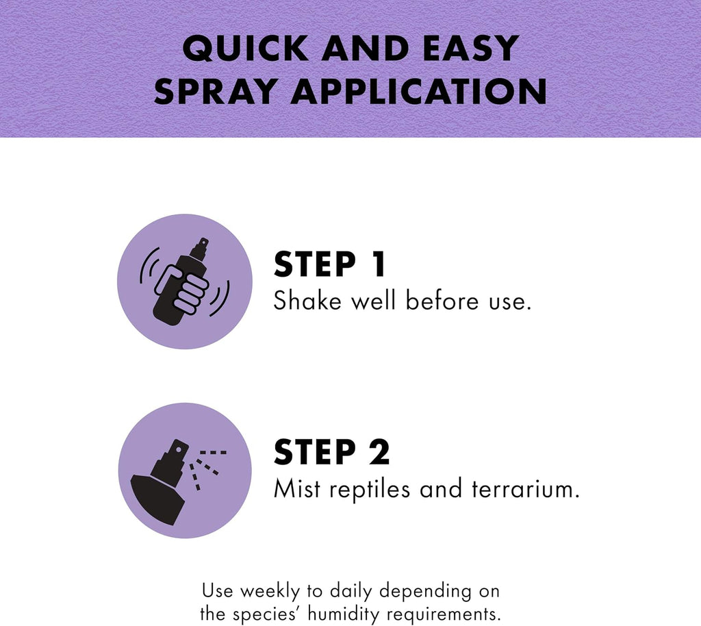 Zilla Tropical Mist Humidity Spray for Tropical Reptiles and Amphibians