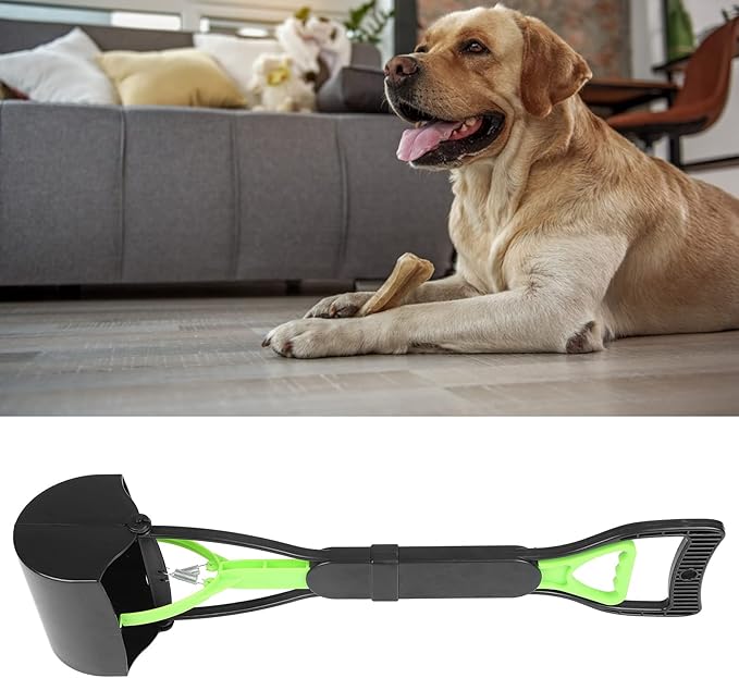 Pet Pooper Scooper, Long Handle Folding Poop Scoop, Stable Jaw Scoop Easy - Image 3