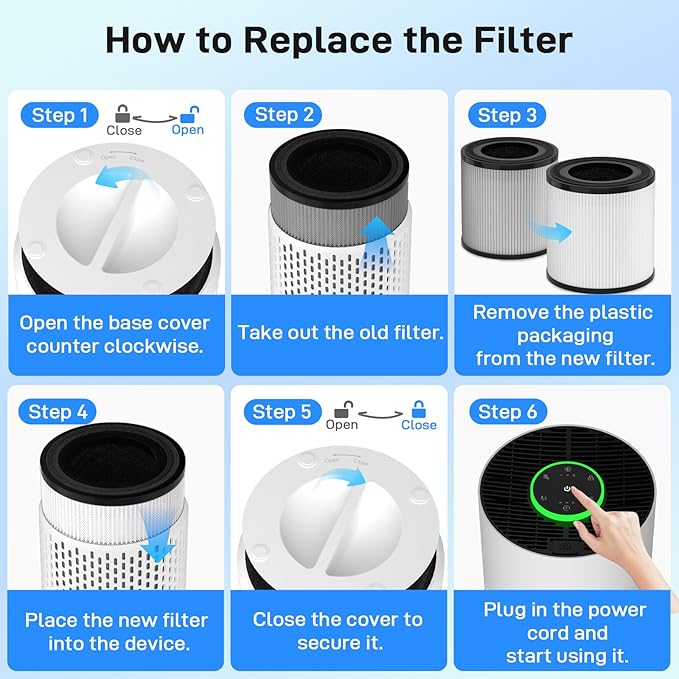 Air Purifiers for Home Bedroom Up to 1250 Ft² - Image 9