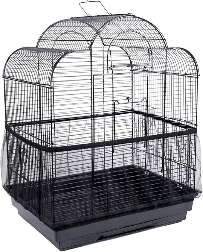Universal Bird Cage Seed Catcher, Seed Catcher Guard Net Cover, Parrot Nylon - Image 7