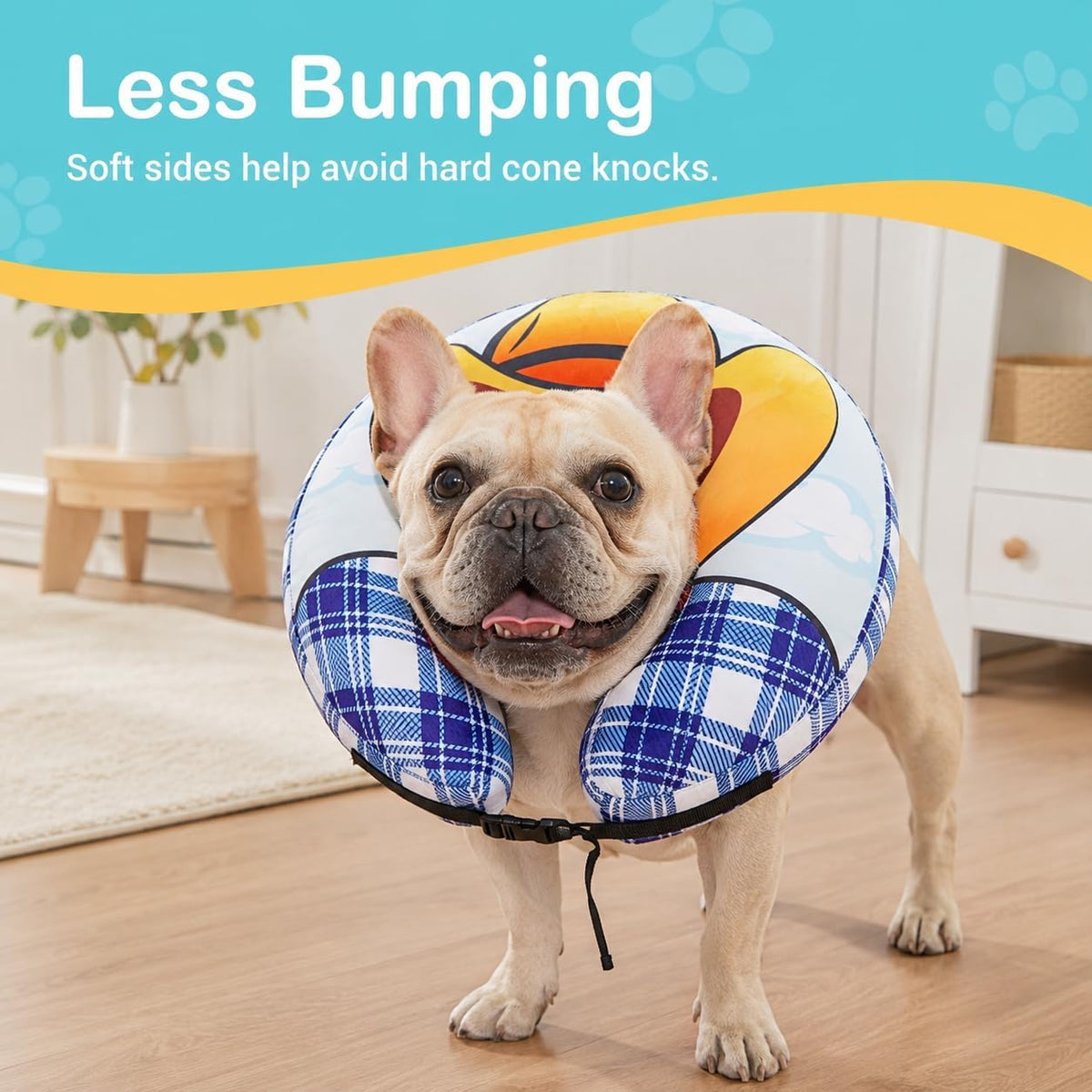 Avont Inflatable Cowboy Dog Cone Collar, Soft Recovery E-Collar