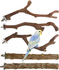5 PCS Wood Bird Perches, Natural Grape Wood Branches by Homaisson