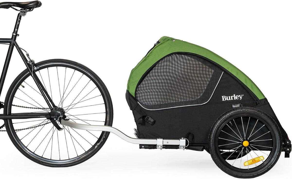 Burley Tail Wagon | Lightweight Dog Bike Trailer with Mesh Windows, Removable Floor & Low-Clearance Entry