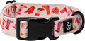 Lucy & Co. Howdy Honey Adjustable Dog Collar- Cute Designer Pet Collar by LucyCo