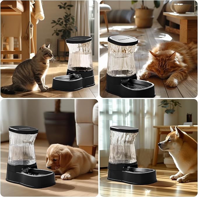 Gardner Pet Automatic Dog Water Dispenser Gravity Stainless Steel Water Waterer - Image 5