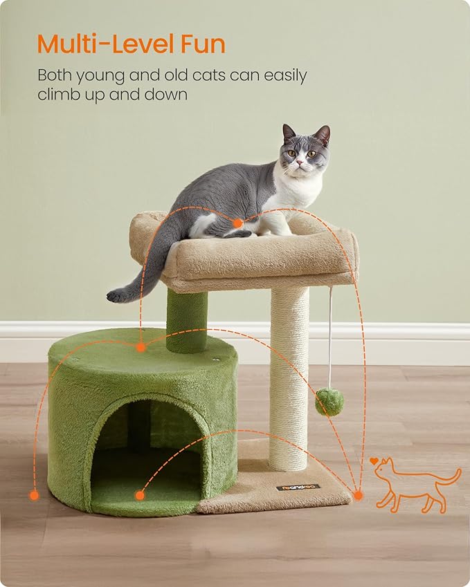 Feandrea Cat Tree, Small Cat Tower - Image 3