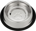 Neater Pet Brands - Stainless Steel No-Skid & Non-Tip Pet Bowl for Cat or Dog Food or Water (16 oz, Stainless Steel)