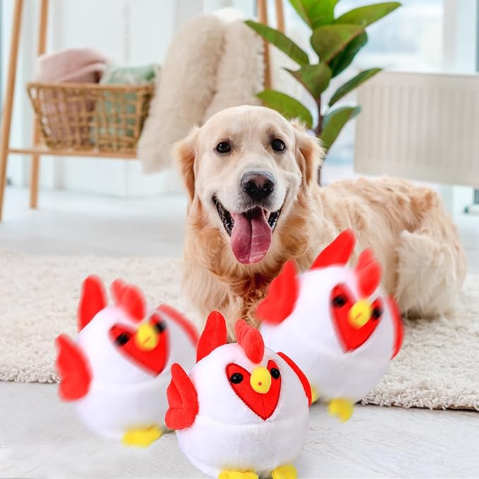 BABORUI Interactive Dog Toys Rooster, Jumping Squeaky Dog Toys - Image 7