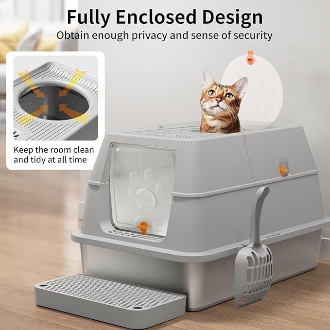Stainless Steel Cat Litter Box - Image 8