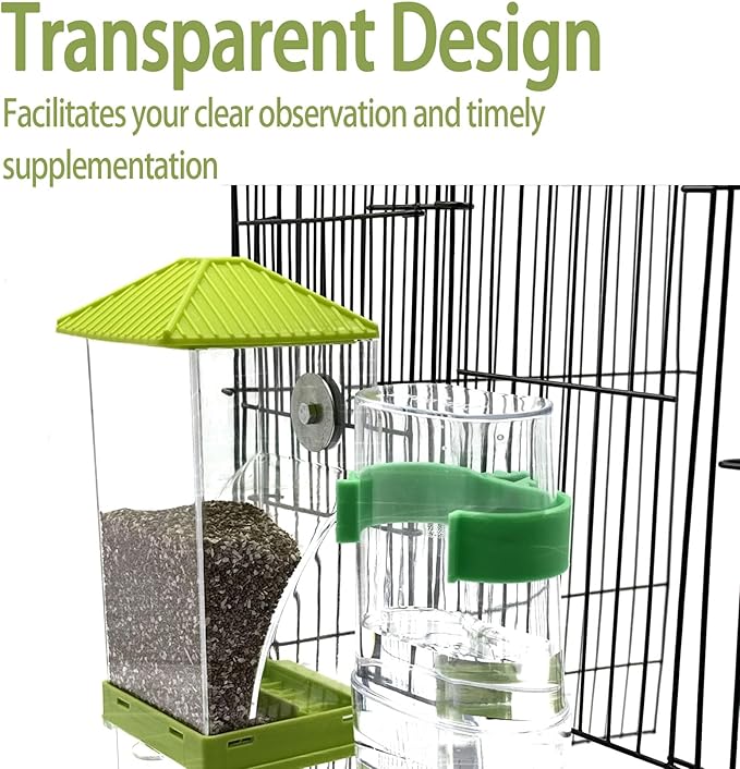 No Mess Bird Feeder Water Dispenser Set, Automatic Bird Feeder - Image 7