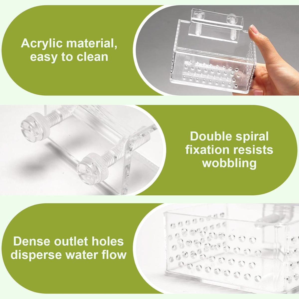 Aquarium Water Change Diffuser, Water Flow Controller with Sponge