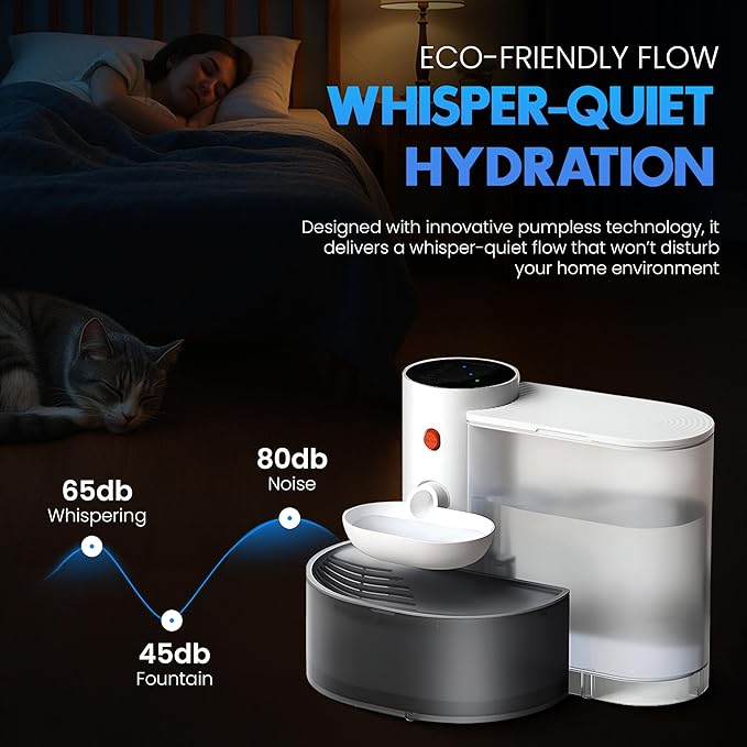 Smart Wireless Cat Water Fountain, 3L Automatic Pet Water Dispenser - Image 6