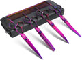 JASON Dog Grooming Scissors Set - Professional 6 in 1 Purple Shears Kit