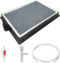Flat Sintered Air Stone Brick, 1 Pack 3x4.5in Aquarium Diffuser Plate