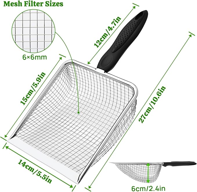 Widened Metal Cat Litter Scoop, Cat Scooper - Image 2