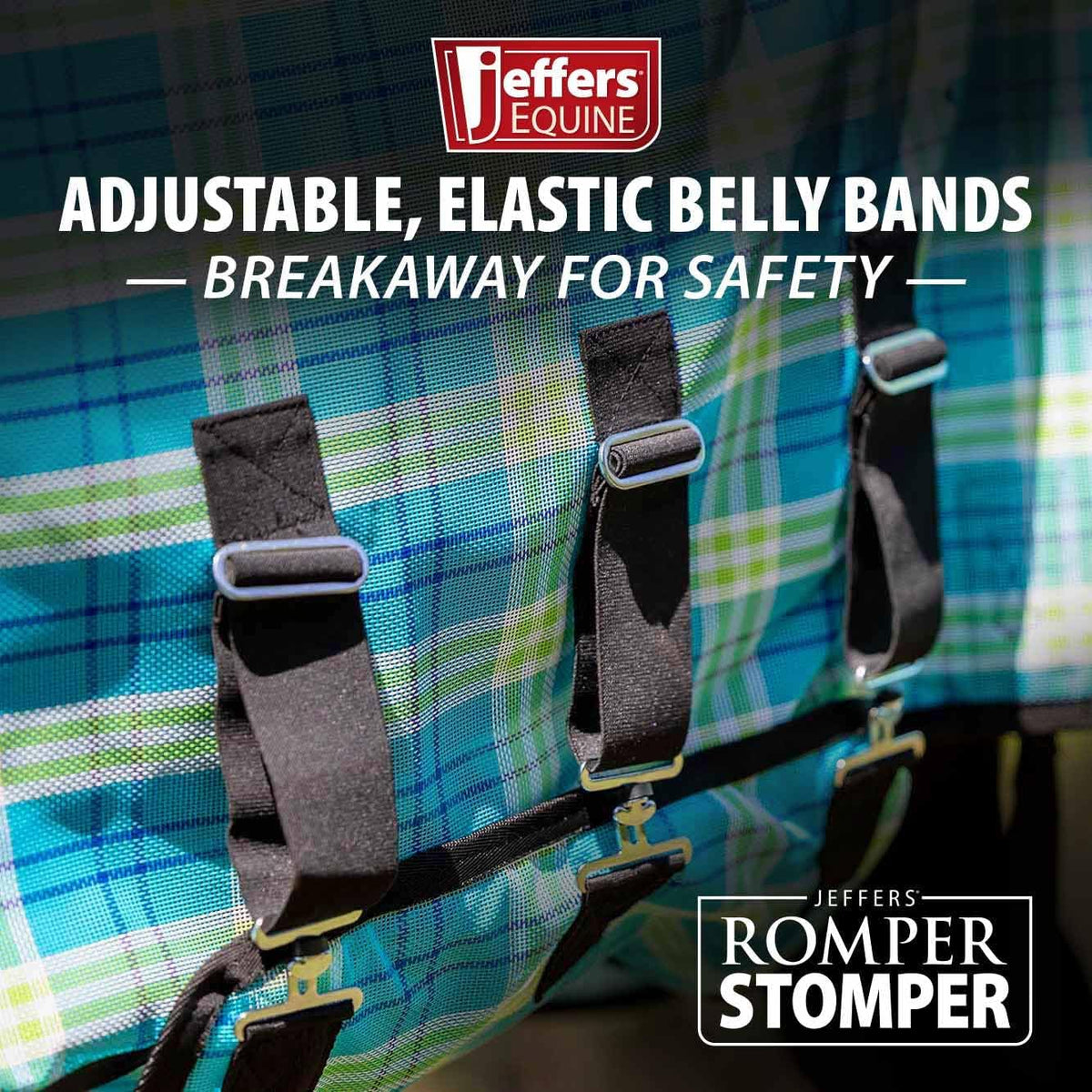 Jeffers Romper Stomper Durable Mesh Fly Sheet for Horses with Detachable Neck, 75" – Heavy Duty Breathable Textilene Mesh Horse Sheet, UV & Insect Protection, Summer Turnout Rug - Turquoise & Lime