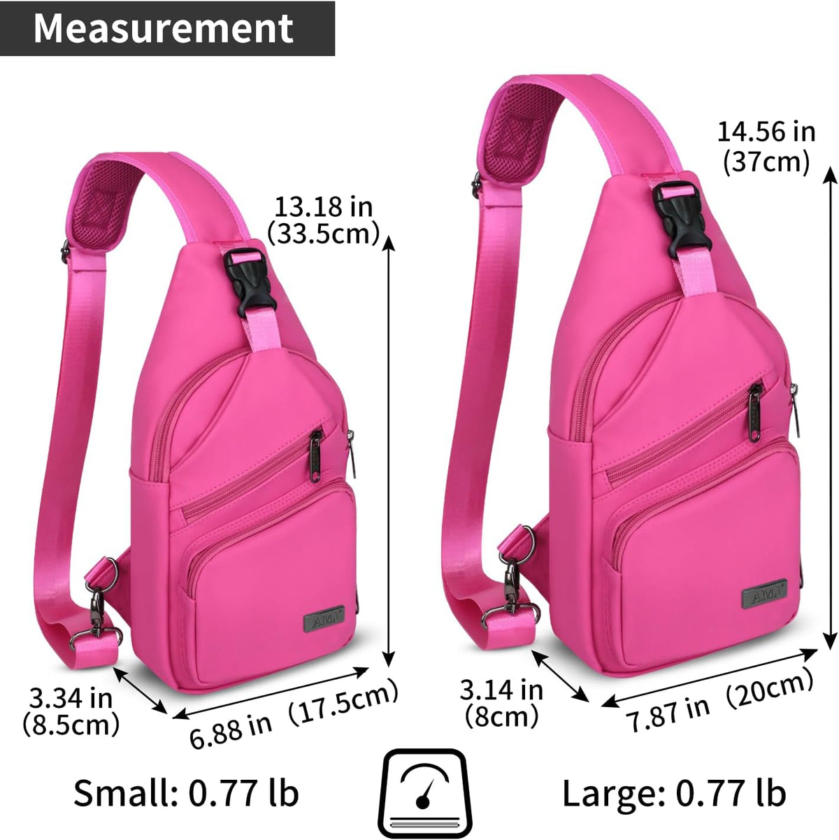 Crossbody Sling Bag Men, Casual Shoulder Backpack, Chest Daypack Satchel for Hiking Travel