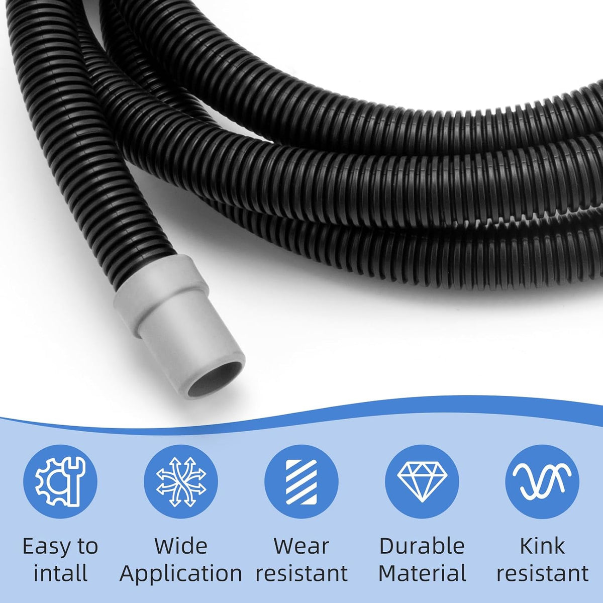 A20015 Ribbed Hosing Compatible with Fluval 407 307 Aquarium Pump