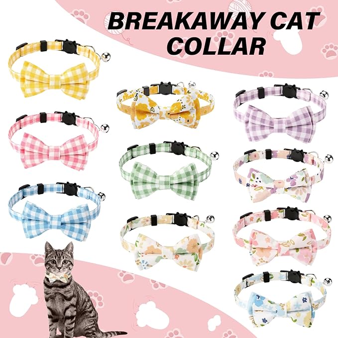 10 Pcs Spring Cat Collar Breakaway - Image 5