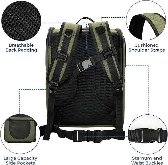 Apollo Walker Dog & Cat Carrier Backpack - Image 7