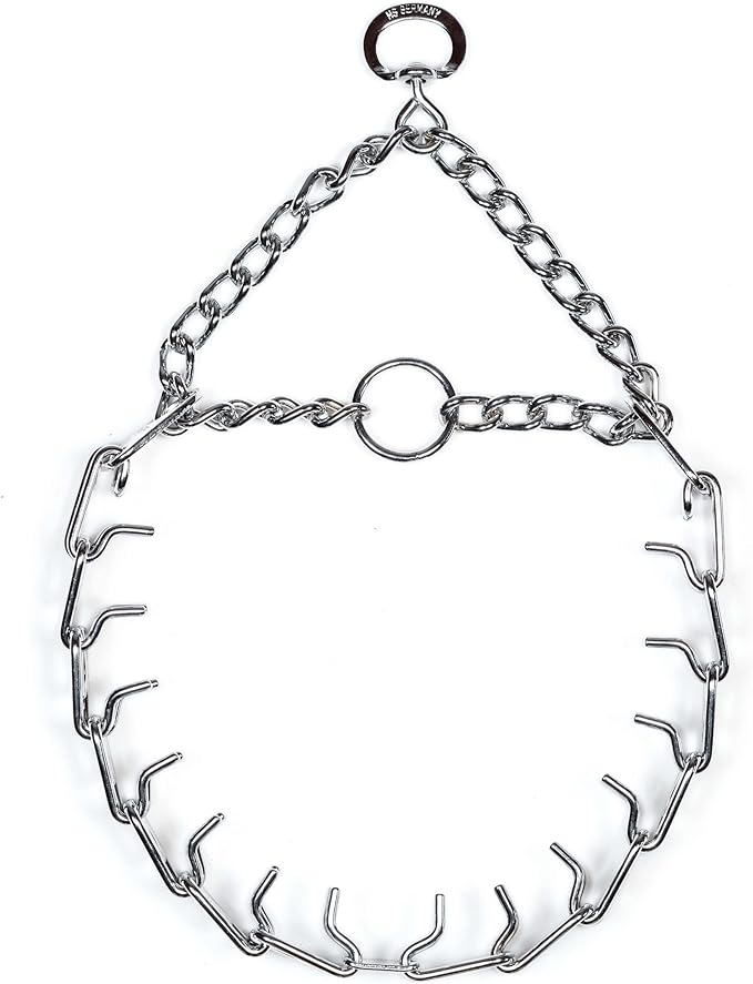 Herm Sprenger Prong Dog Training Collar Ultra-Plus Chrome Plated Steel No Pull by HERMSPRENGER