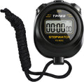 Simple Stopwatch Timer - Easy to Use, Set Up, Read, and Carry - Large Display - On/Off, AAA Battery - Ideal for Coaches, Track and Field, Soccer Referees, Sports, Classroom