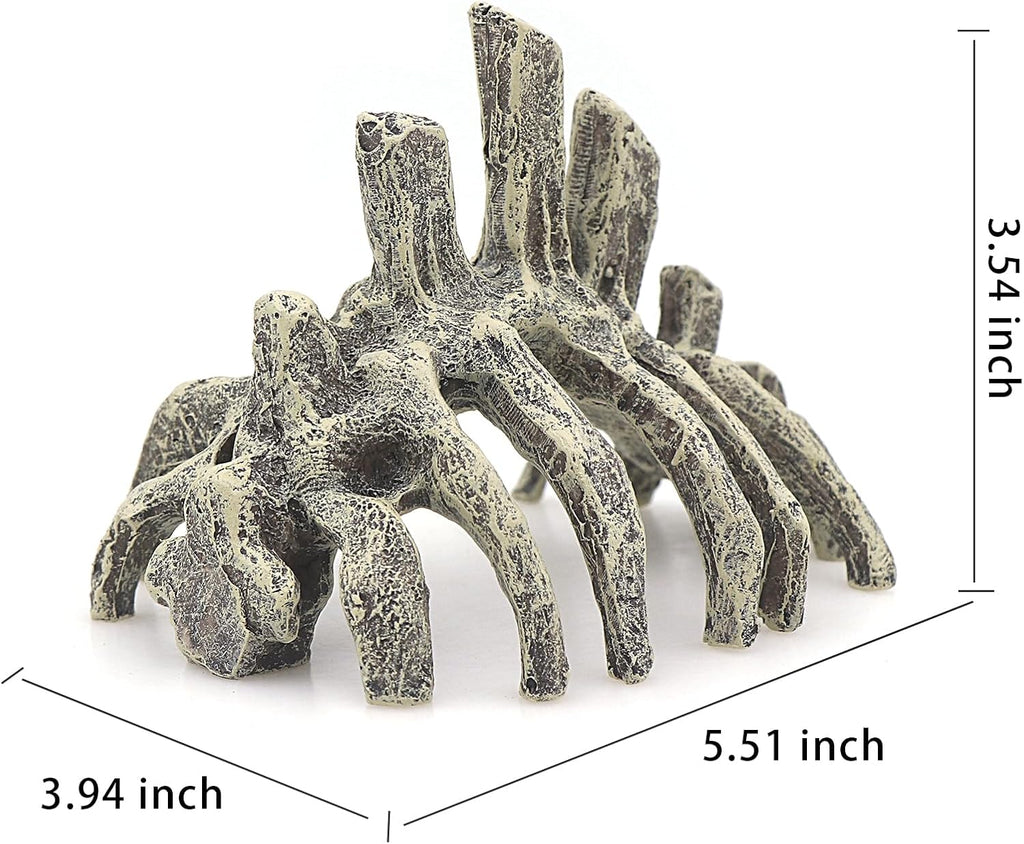 AQUA KT Reptile Dinosaur Skull Rock Skeleton Hideout for Gecko Lizard Hide