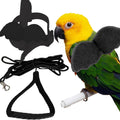 Adjustable Bird Harness and Leash, Nylon Rope, for 2.5-4.2oz Weighth Birds