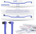 RYERCAT Space Dual Sided Cat Toothbrush - Only 8mm Wide to fit into Cat's Mouth - Cat Dental Supplies
