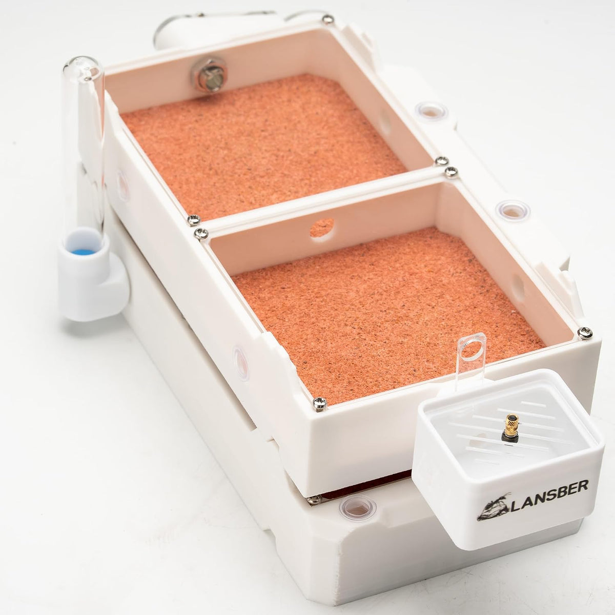 StackCore Stackable Series - White Habitat Combo (Flat Ant Nest) with Starter Tool Kit