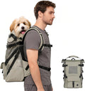 Wakytu Dog Backpack Carrier for Small Dogs,Pet Carrier for Travel & Hiking