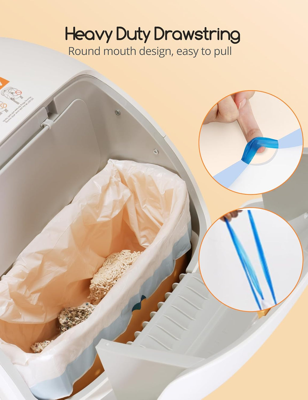 MeoWant Cat Litter Box Liners for Automatic Litter Box, 20pcs