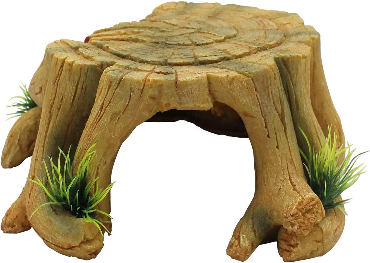 Turtle Basking Platform,Tortoise Resin Resting Reptile Habitat Ornament Aquarium Turtle Tank Decorations Reptile Hide Floating Ledge Resting Terrace for Turtles,Bearded Dragons,Lizard,Newts (Shape 2)