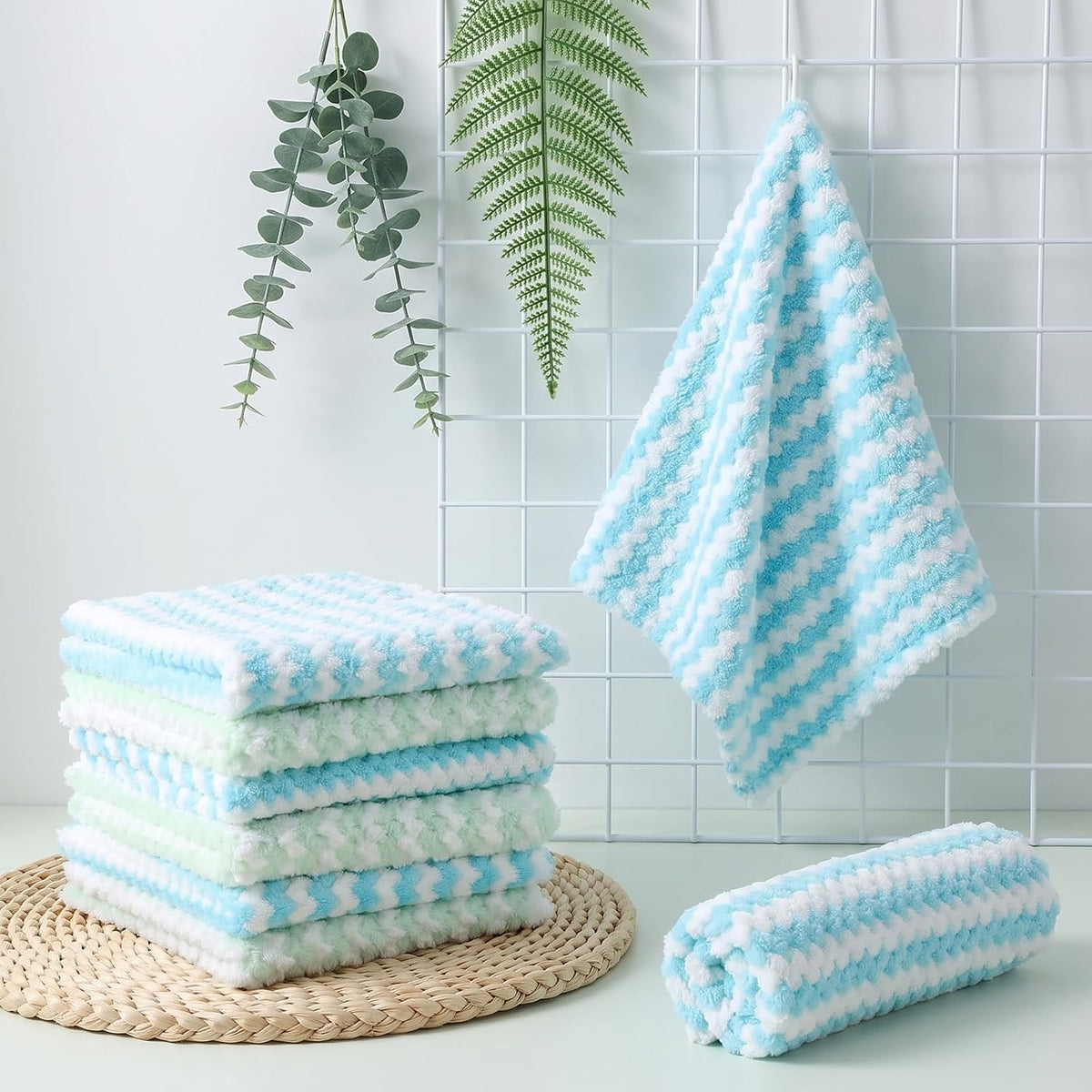 40 Pack Guinea Pig Blankets 12x12 Inch Coral Fleece Soft Washable Pads