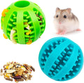 FlidRunest Hamster Foraging Ball Toy Puzzle, 2 PCS Hamster Treat Ball for Teething, Small Animals Slow Feeder, Food Hide Treat Dispensing Snuffle Game Interactive Toy for Guinea Pig, Rat