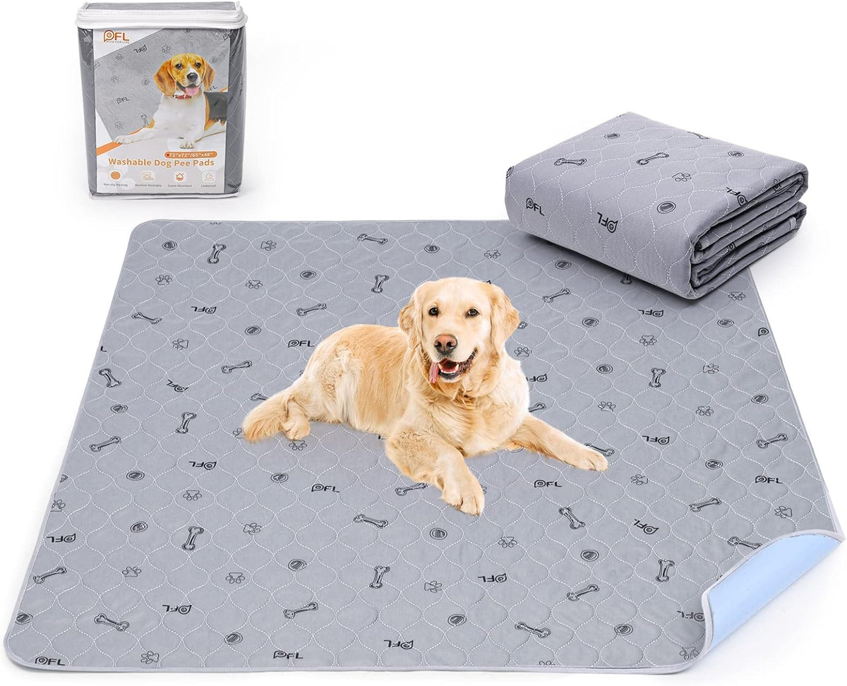 Pee Pads for Dogs Washable, Absorbent,34x52 Reusable Puppy Pads