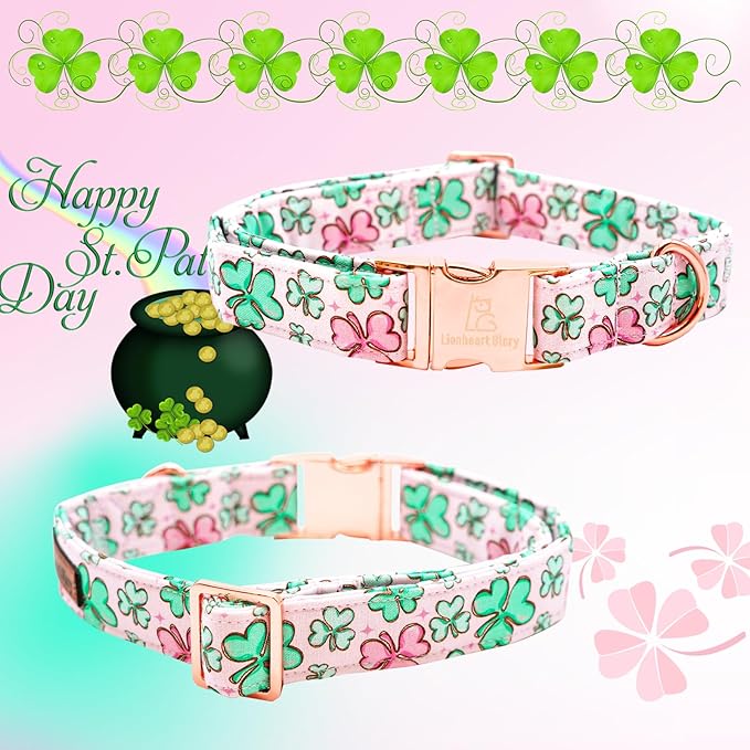 Lionheart glory St. Patrick's Day Dog Collar - Image 3