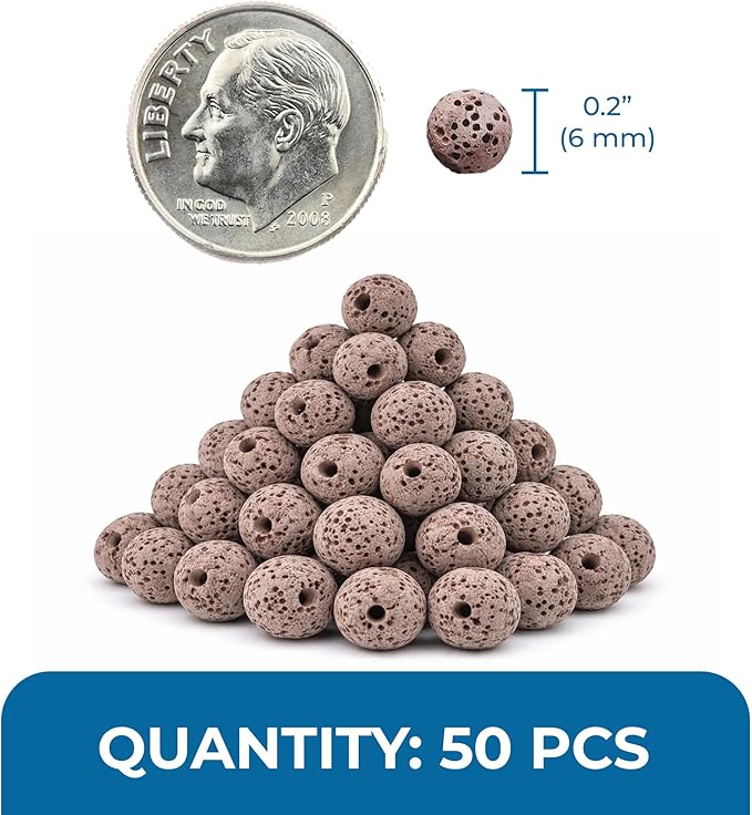 SunGrow 50 Pumice Beads for Betta Fish, Volcanic Lava Rocks for Filtration - Image 7