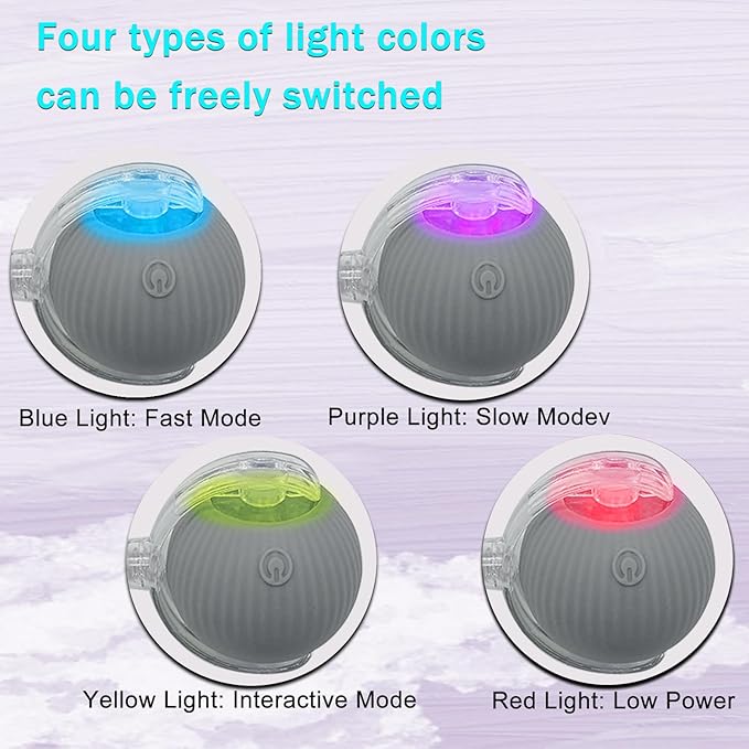 Interactive Cat Dog Toy Ball: Indoor Small Automatic Moving Smart Rolling Fun - Image 4
