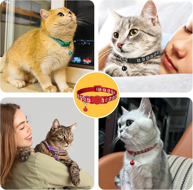 Taglory Reflective Cat Collar Breakaway - Image 7