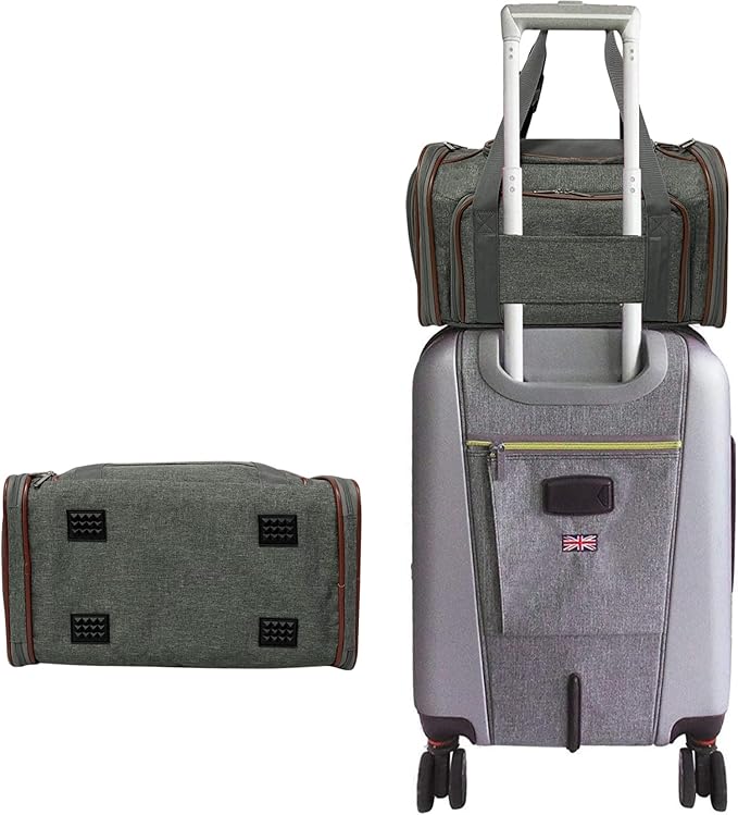 Mr. Peanut's Expandable Airline Approved Soft Sided Pet Carrier, Luxury Travel - Image 6