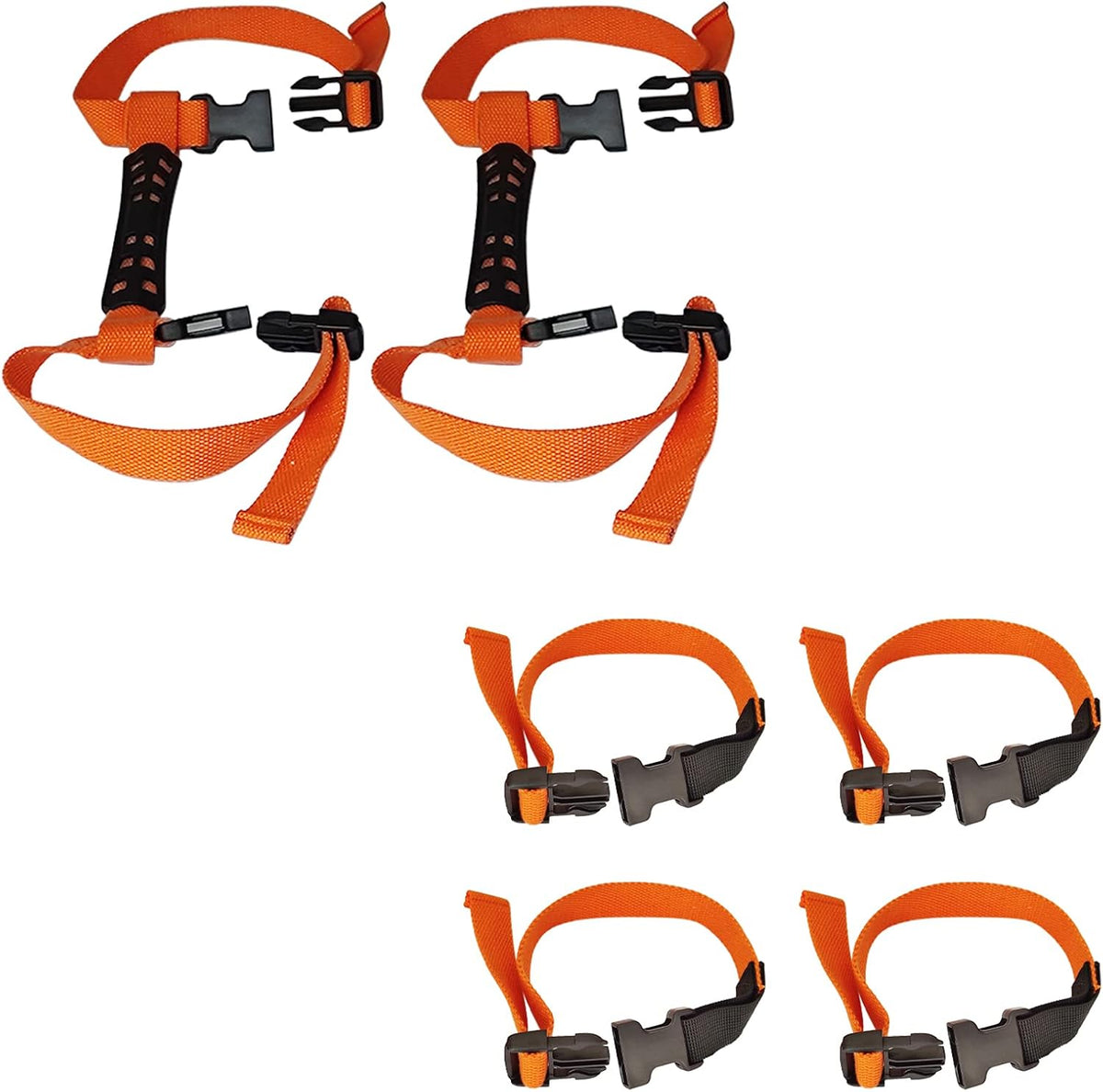Easy Carry Straps for Dog Playpen, 2Pack, Orange