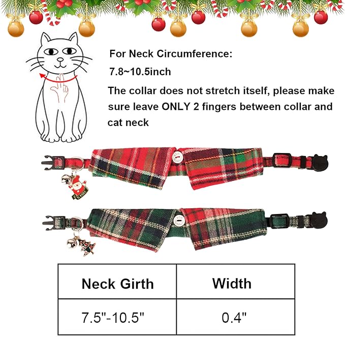 ADOGGYGO Christmas Cat Collars Breakaway - Image 6